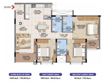  3 BHK Apartment at Brigade Gem, Sarjapur Road – for Sale