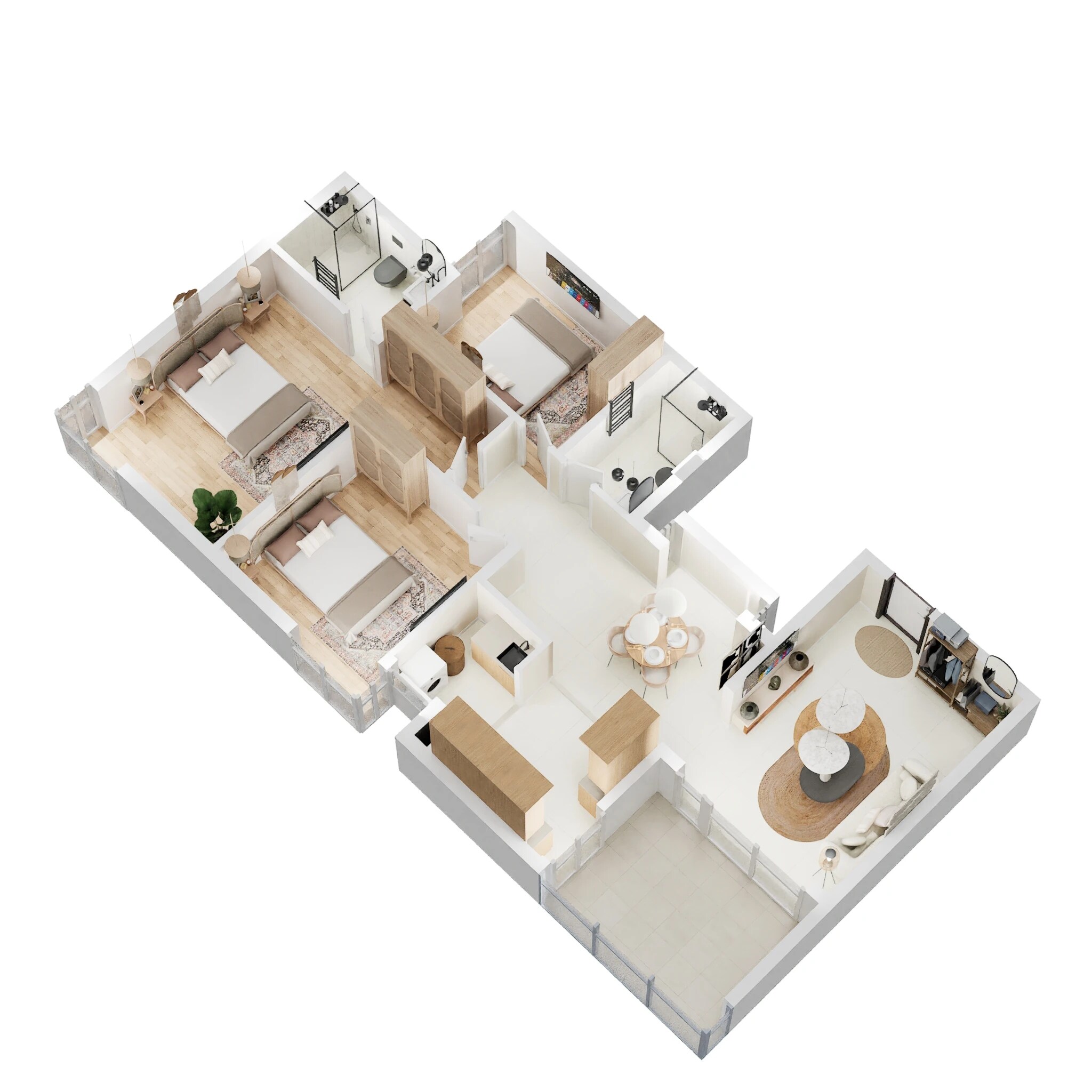 3 BHK 1473 Sq. Ft. Apartment