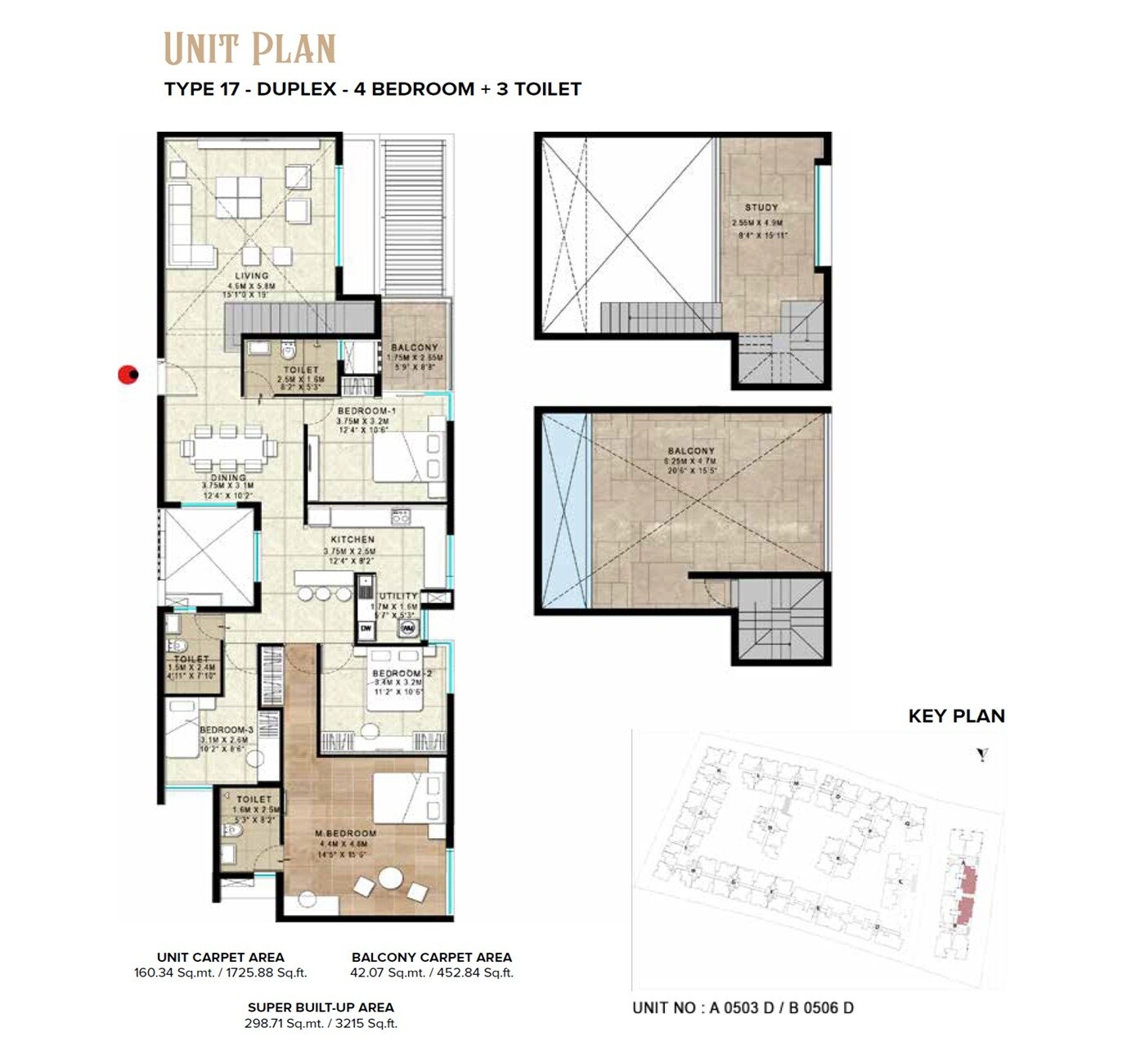 4 BHK 3215 Sq. Ft. Apartment