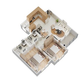 2 BHK 1094 Sq. Ft. Apartment in Brigade Komarla Heights
