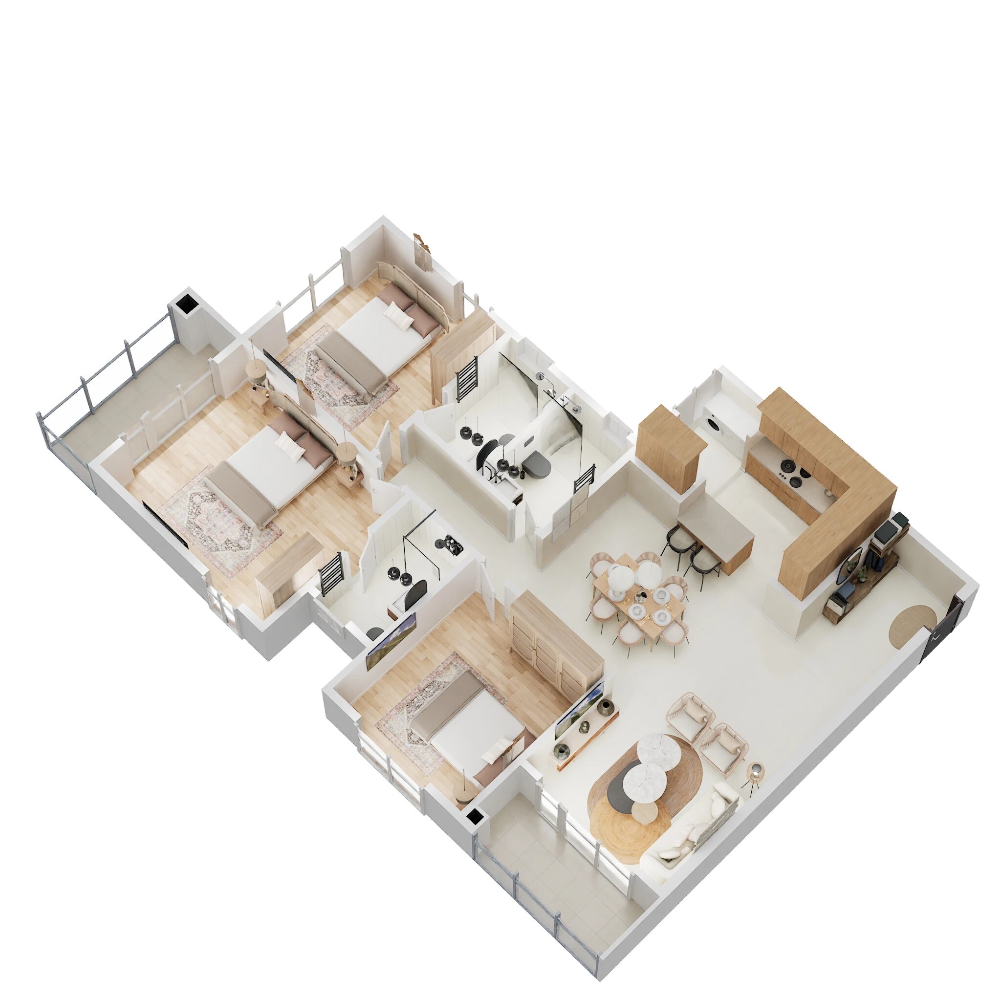 3 BHK 1774 Sq. Ft. Apartment