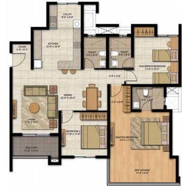  3 BHK Apartment at Brigade Lakefront, Whitefield – for Sale