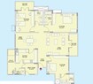 Brigade Lakeview 3 BHK Layout