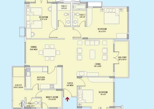 brigade lakeview apartment 3 bhk 2320sqft 20212305152344