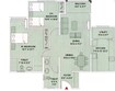 Brigade Millennium Jacaranda 2 BHK Layout