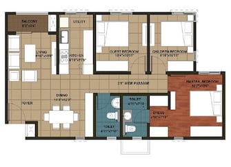 3 BHK Apartment For Resale in Brigade Orchards Devanahalli Bangalore  7776661