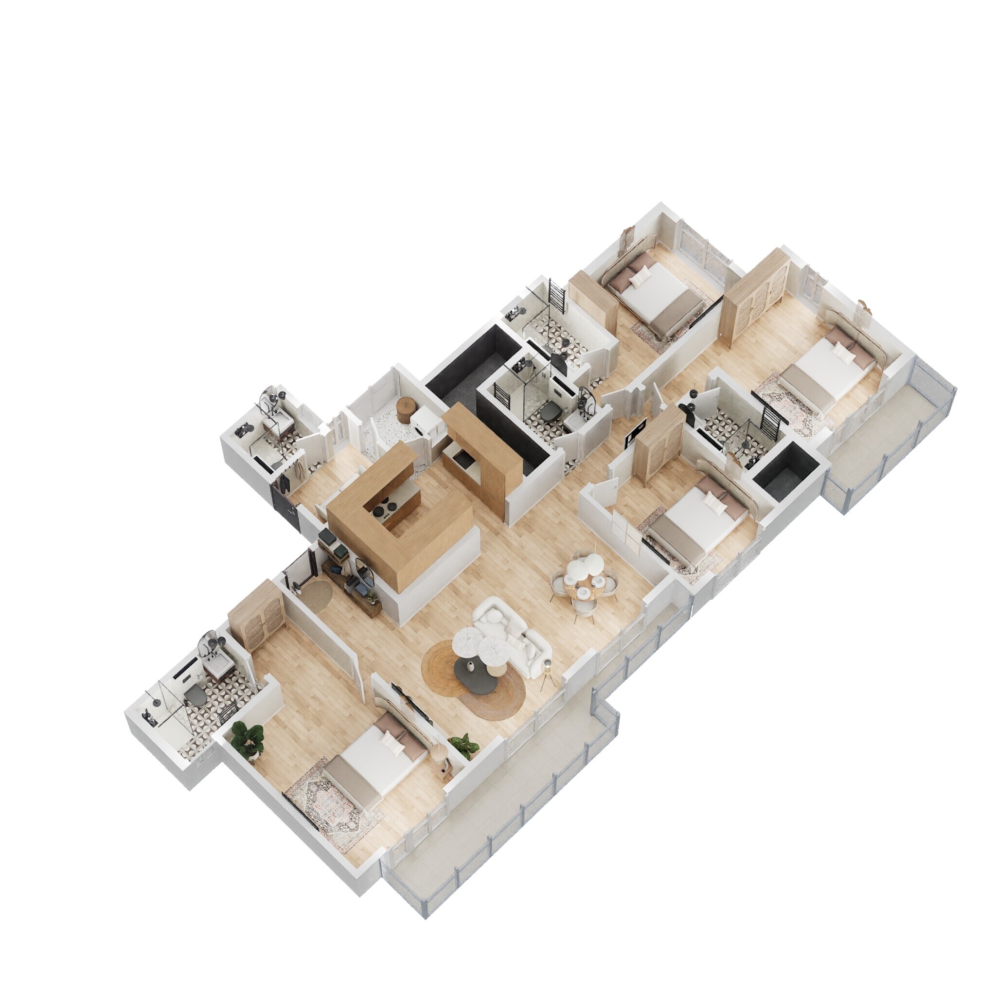 4 BHK 2491 Sq. Ft. Apartment