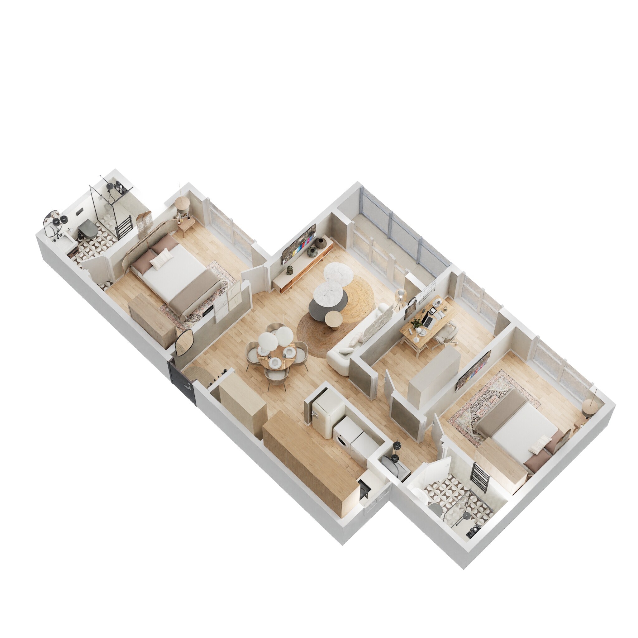 2 BHK 1148 Sq. Ft. Apartment