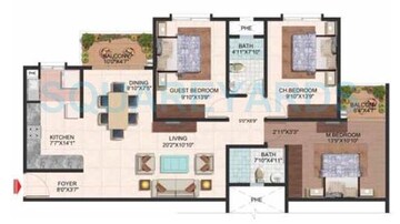  3 BHK Apartment at Brigade Wisteria At Brigade Meadows, Kanakapura Road – for Sale