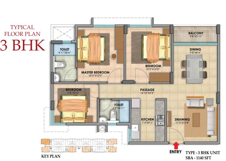 bscpl bollineni nestor apartment 3bhk 1140sqft 20205930175931