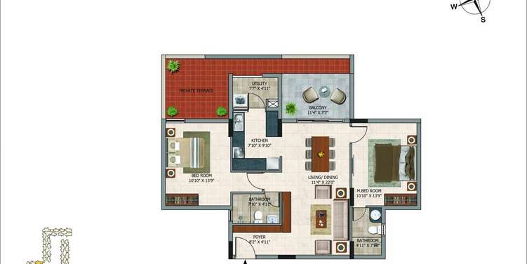 casa grand royce apartment 2 bhk 1279sqft 20235409165401