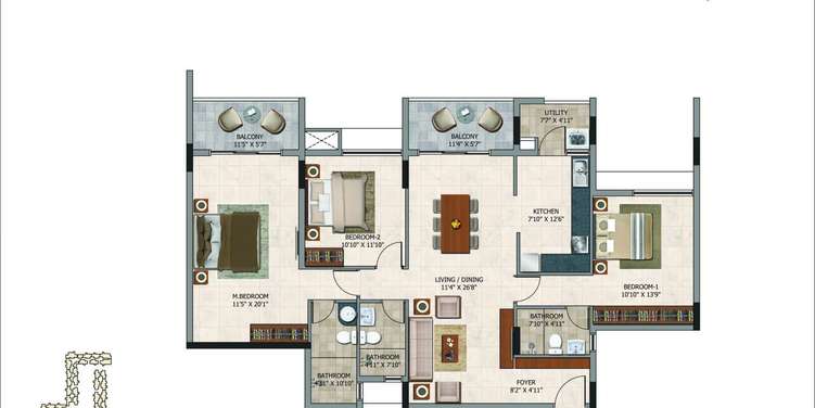 casa grand royce apartment 3 bhk 1879sqft 20235809165825