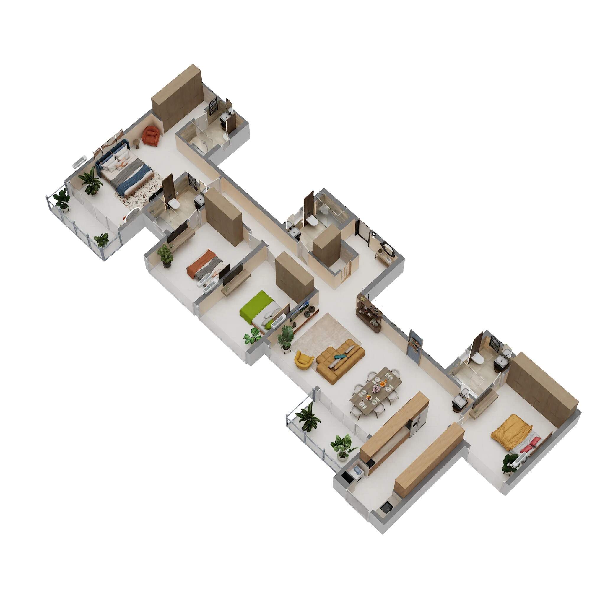 4 BHK 2655 Sq. Ft. Apartment