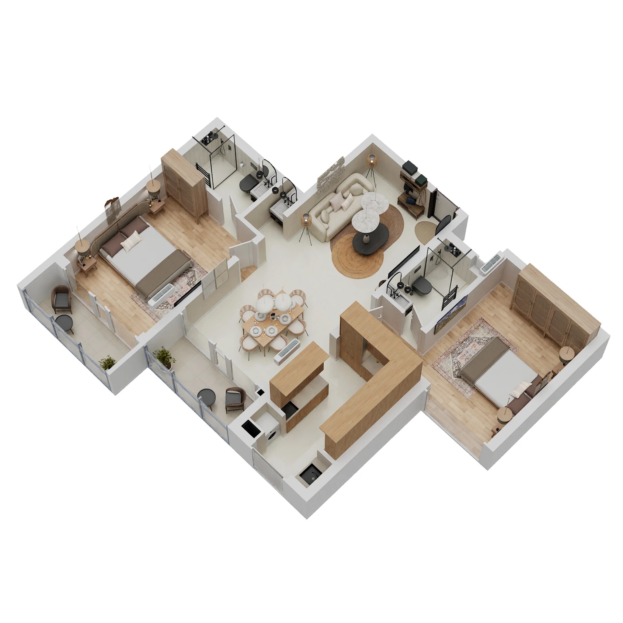 2 BHK 1336 Sq. Ft. Apartment