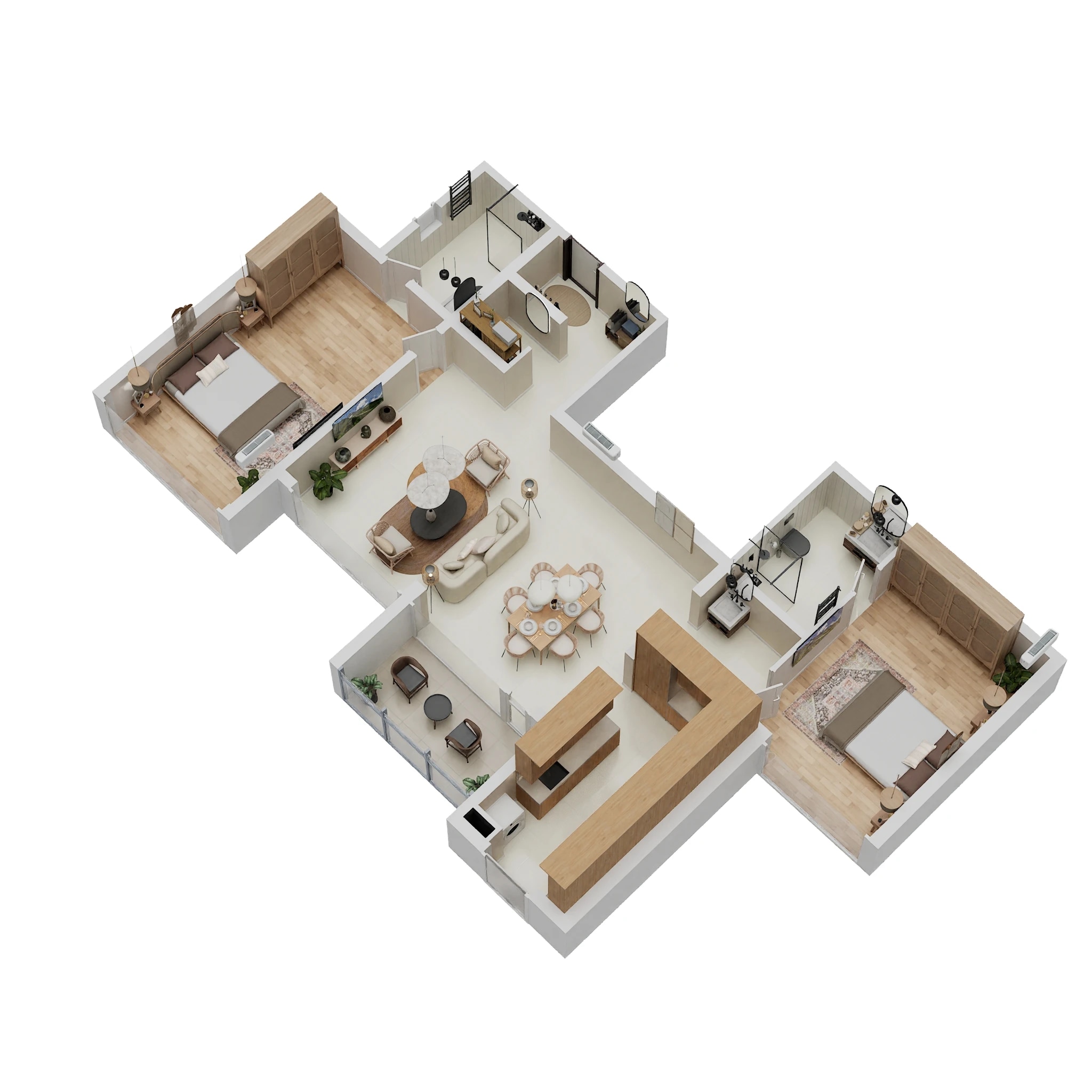 2 BHK 1647 Sq. Ft. Apartment