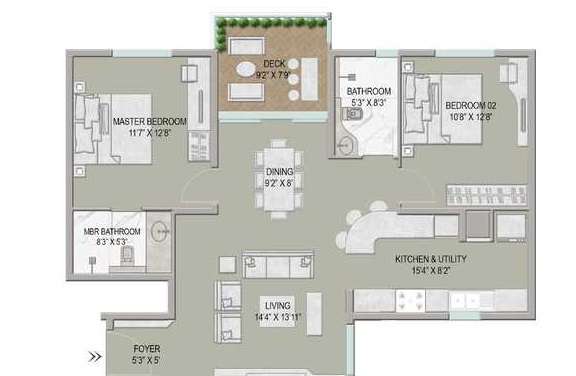 centreo  apartment 2 bhk 1400sqft 20211718111759