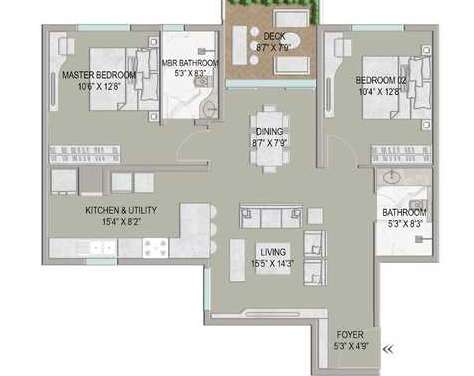 centreo  apartment 2 bhk 1565sqft 20212018112022