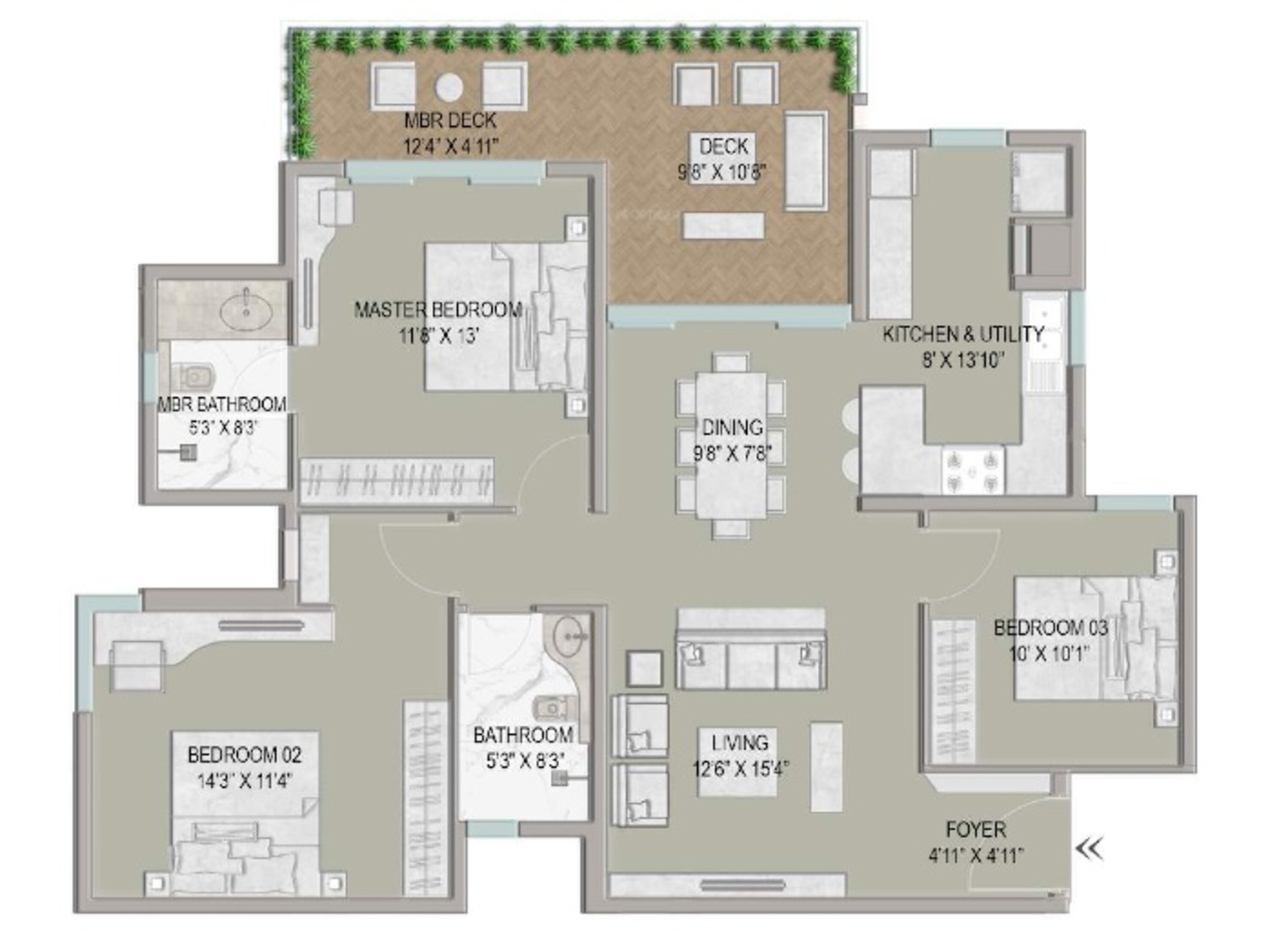 centreo  apartment 3 bhk 2100sqft 20212418112439