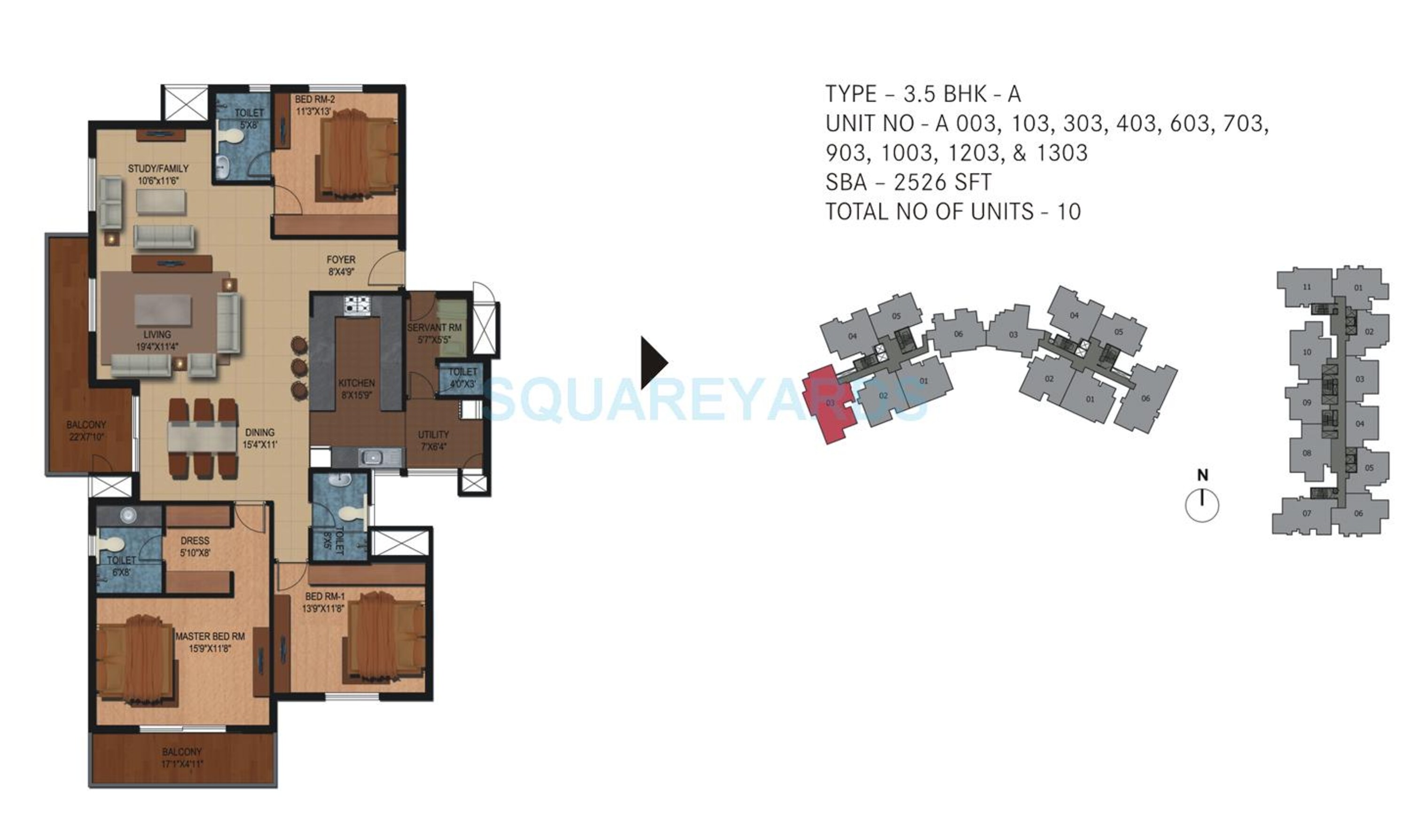 century breeze apartment 3bhk 2526sqft1