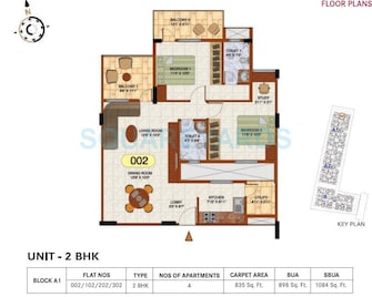 2 BHK Apartment For Resale in Century Commanders Vista Yelahanka Bangalore  7687926