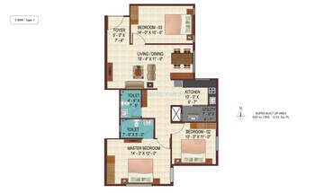  3 BHK Apartment at Century Indus, Raja Rajeshwari Nagar – for Sale