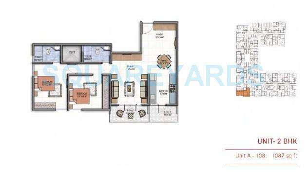 century marvel apartment 2bhk 1087sqft1