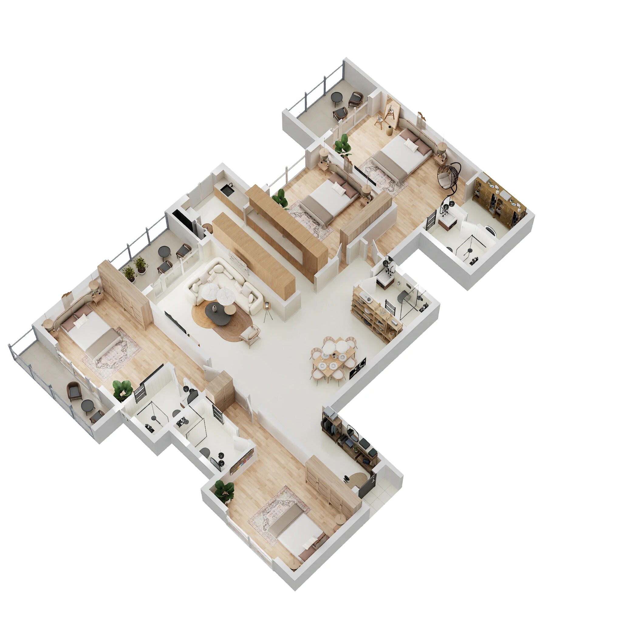 4 BHK 2775 Sq. Ft. Apartment