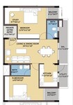 Certainant Celestia 2 BHK Layout
