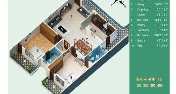 comfort flora apartment 2 bhk 1035sqft 20222821182825