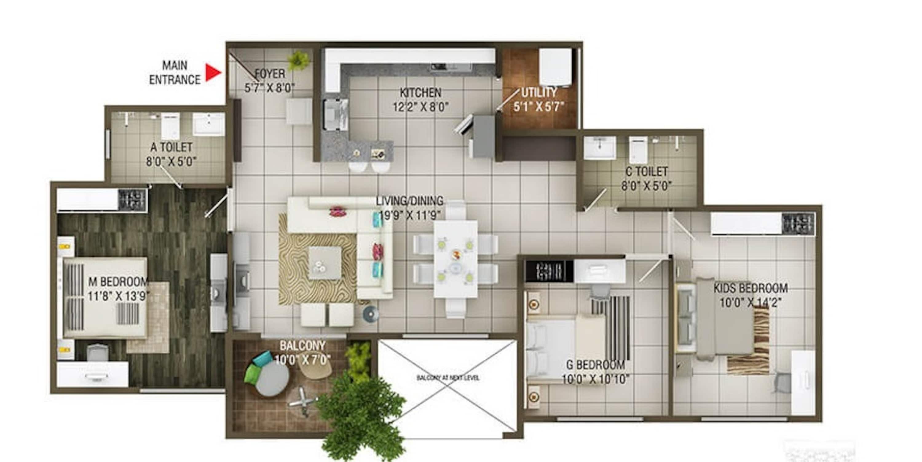 concorde epitome apartment 3 bhk 1449sqft 20215308105322