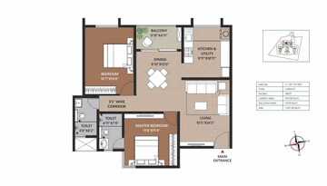  2 BHK Apartment at Concorde Neo, Thanisandra – for Sale
