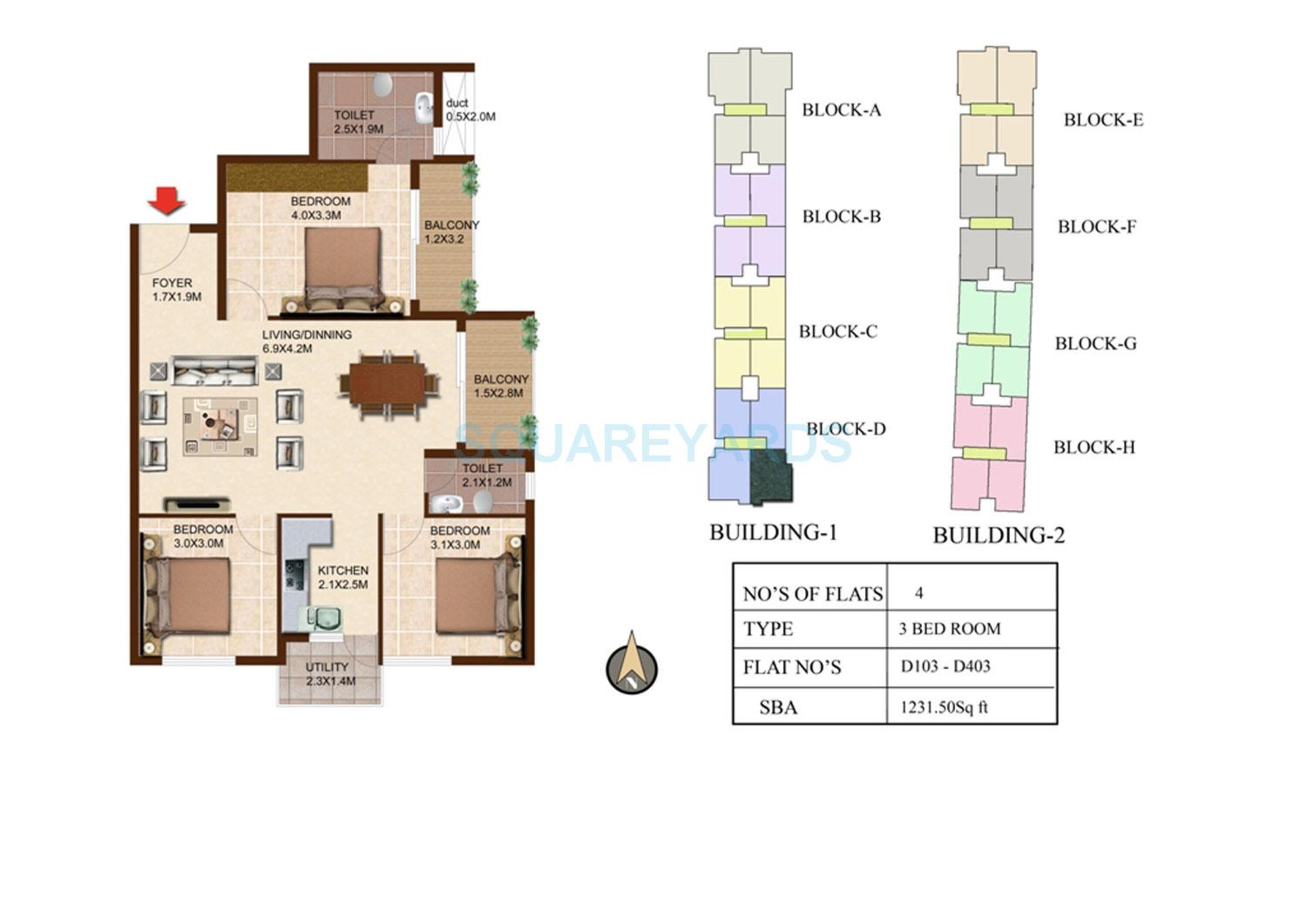 concorde south scape apartment 3bhk 1231sqft1