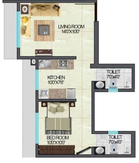 cresent residency apartment 1 bhk 635sqft 20200126160100