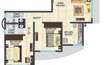 Cresent Residency 2 BHK Layout