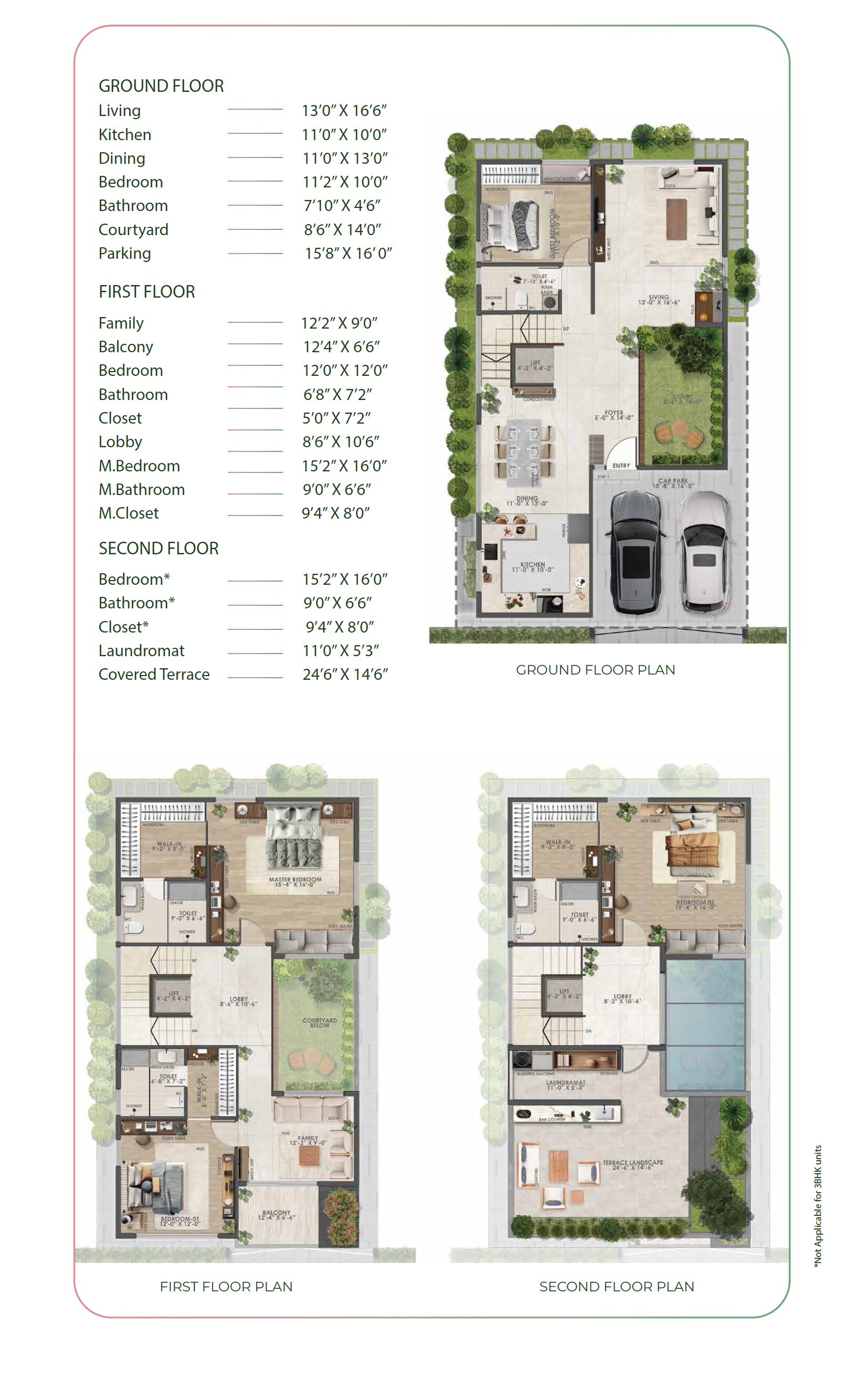 4 BHK 3300 Sq. Ft. Villa
