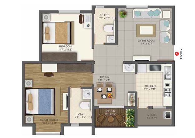 deccan habitat apartment 2bhk 1200sqft131