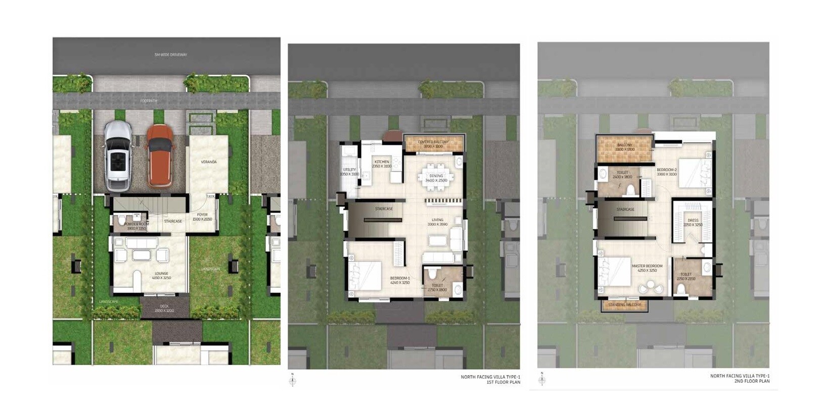 3 BHK 2150 Sq. Ft. Villa