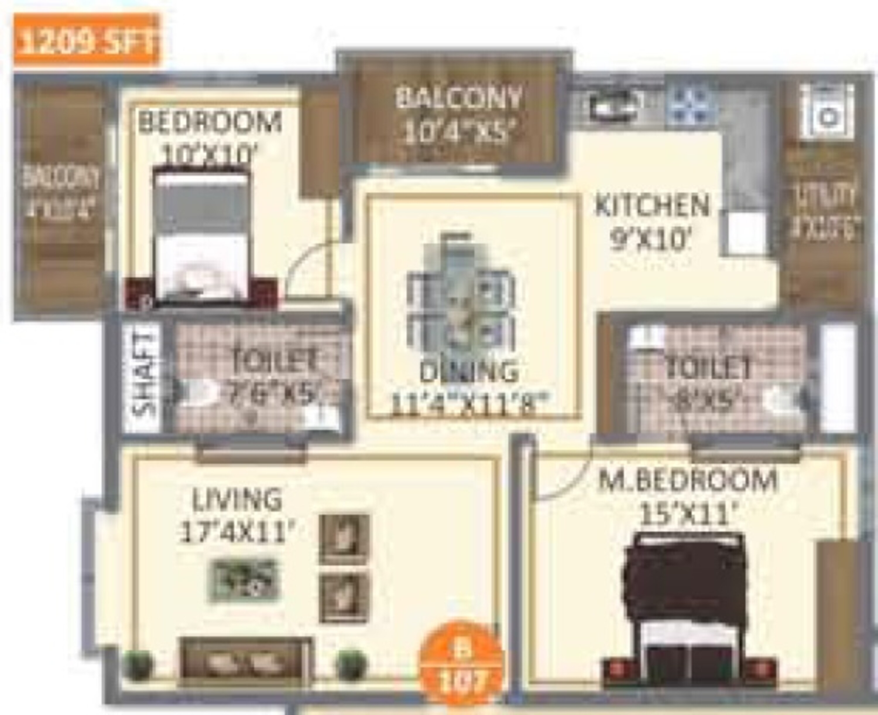 disha central park apartment 2 bhk 1209sqft 20222020172056