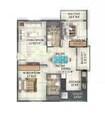 Disha Parkwest 2 BHK Layout