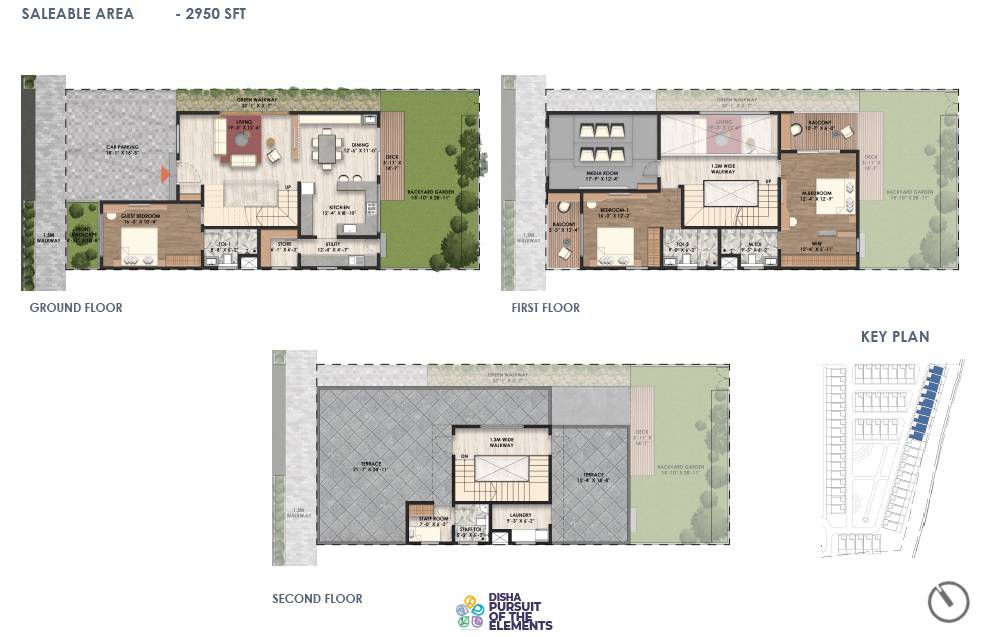 4 BHK 2950 Sq. Ft. Villa