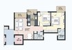DLF Maiden Heights Phase II 2 BHK Layout