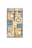 DLR Pride 2 BHK Layout