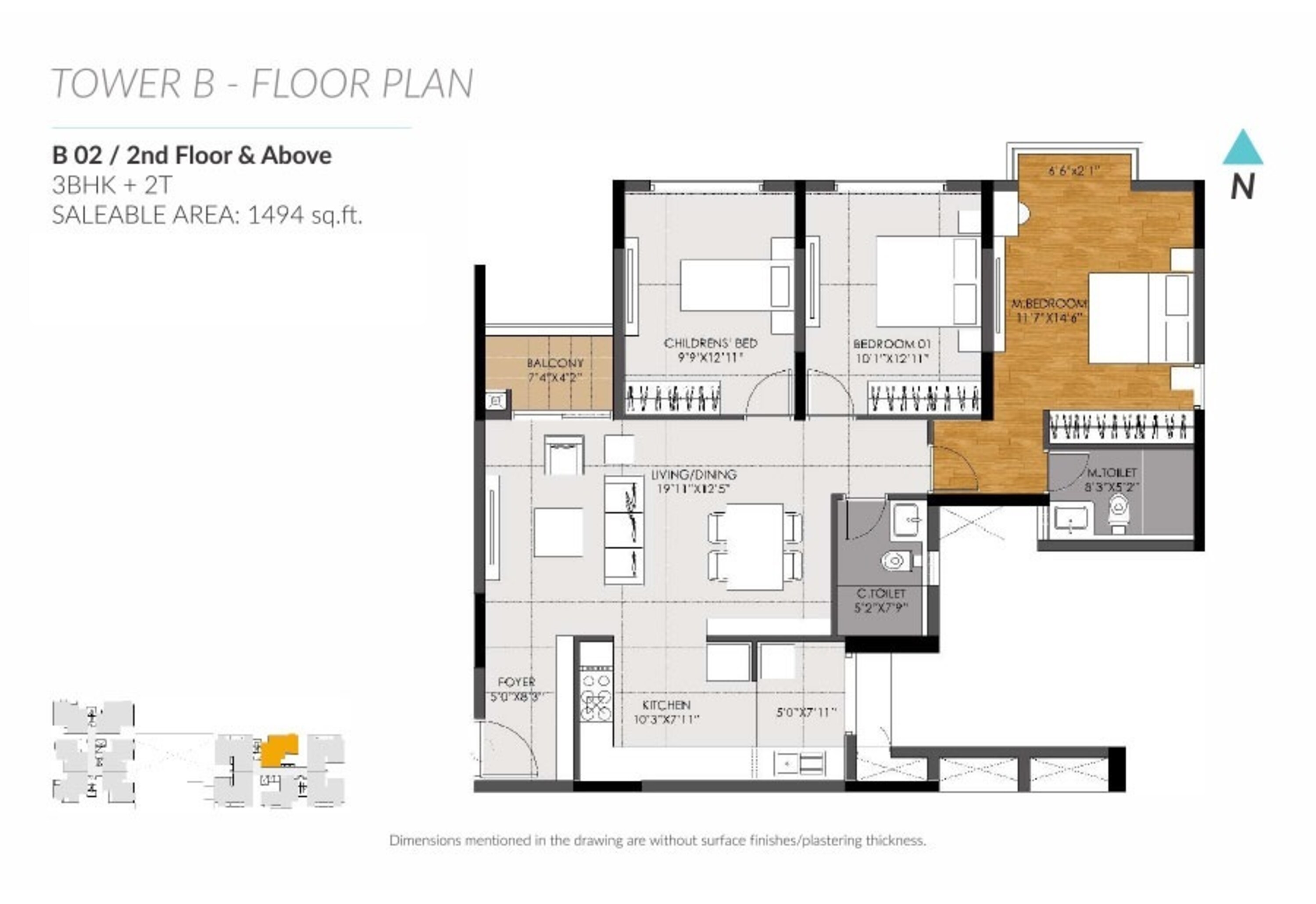 dnr casablanca apartment 3 bhk 1494sqft 20221919141927