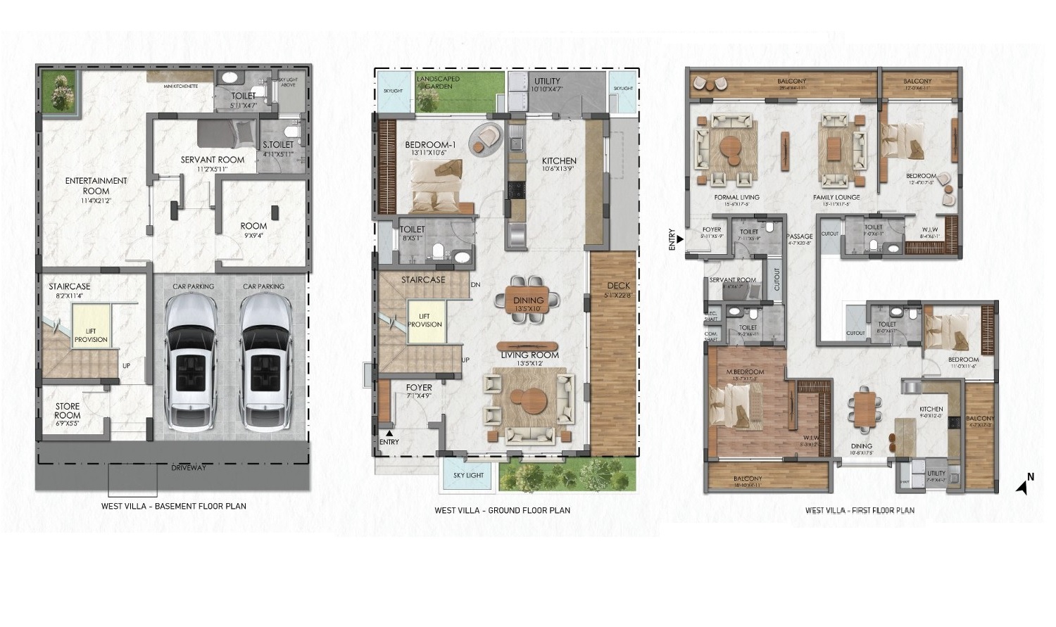 4 BHK 3018 Sq. Ft. Villa in DRK Bellagio