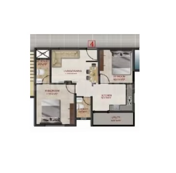 DS Max Sage 2 BHK Layout