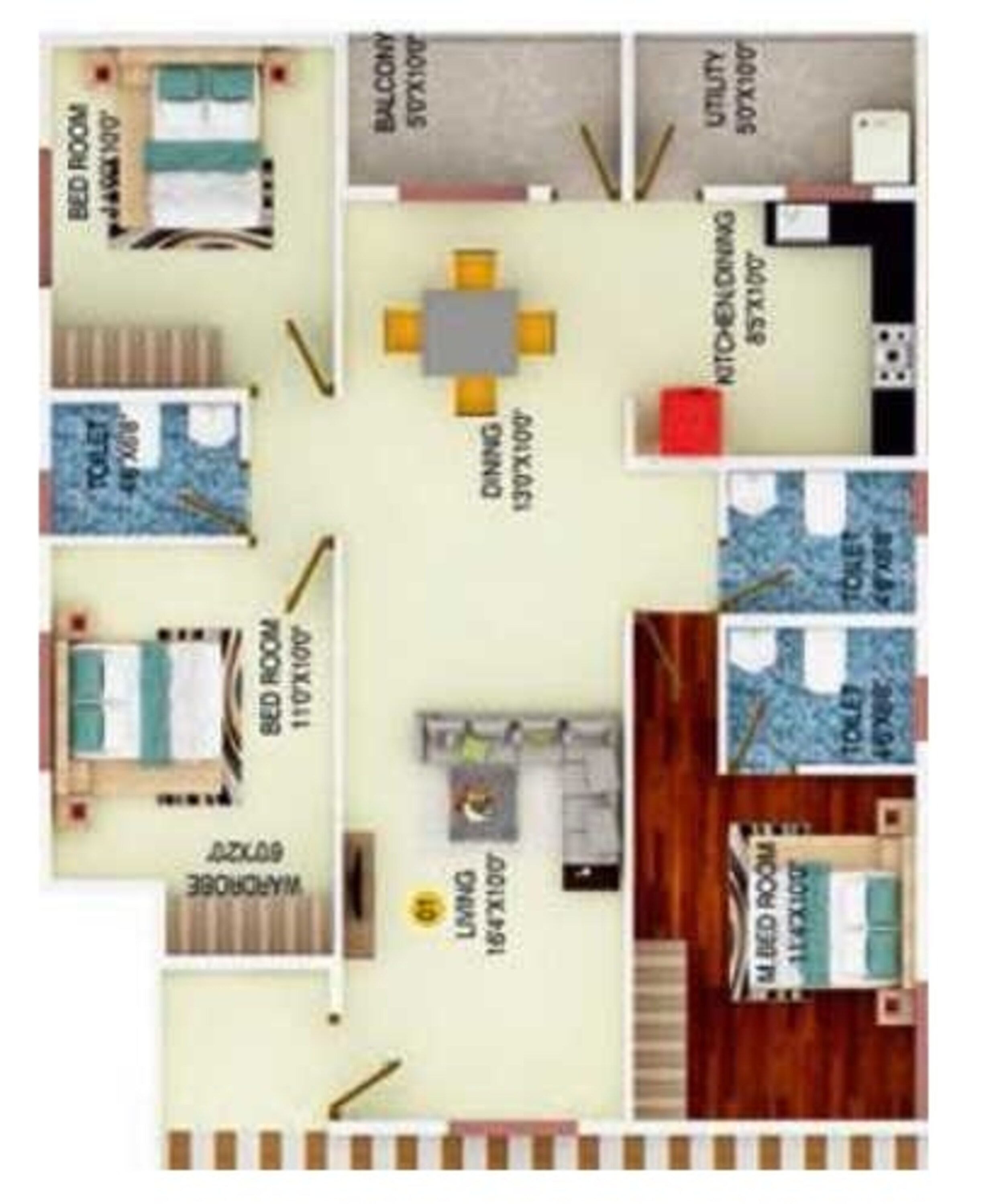 ds max star nest apartment 3 bhk 1140sqft 20230210150204