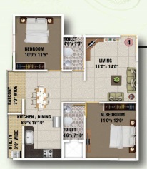 ds max sunrise apartment 2 bhk 874sqft 20200516120541
