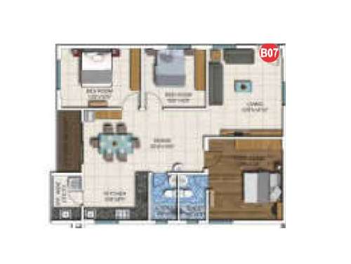 dsr white waters phase 2 apartment 3 bhk 1401sqft 20233210163231