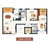 Ecoland Marina 2 BHK Layout