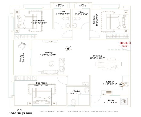 ecolife elements of natures apartment 3 bhk 1595sqft 20201313081306
